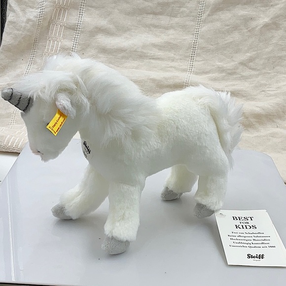 Steiff Starly Einhorn Unicorn Plush Stuffed Unicorn - Picture 4 of 6
